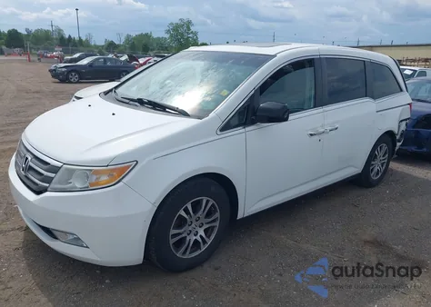 2011 Honda Odyssey Ex-L from USA, damaged, VIN 5FNRL5H61BB081079